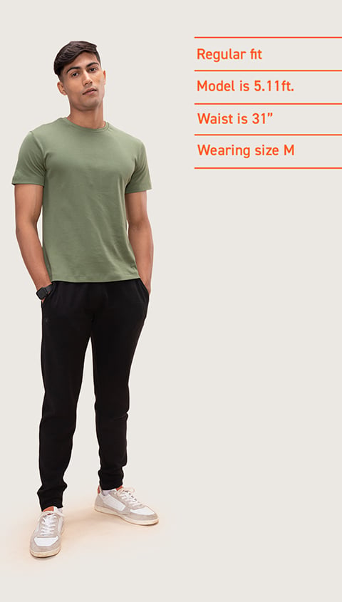 Damensch Statement Textured Jogger Stern Black