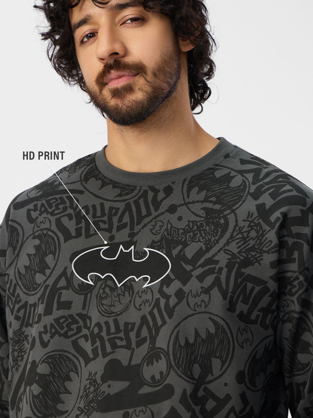 Batman: Vengeance oversized-Half-sleeve-tshirt