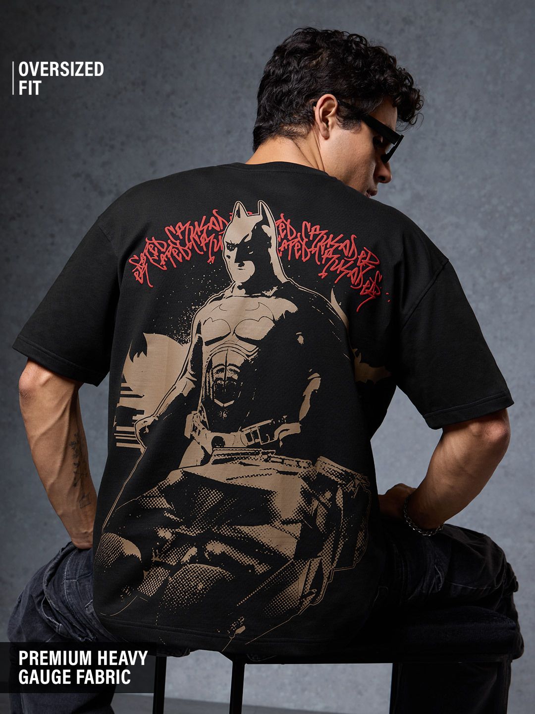 Batman Justice oversized T-shirts