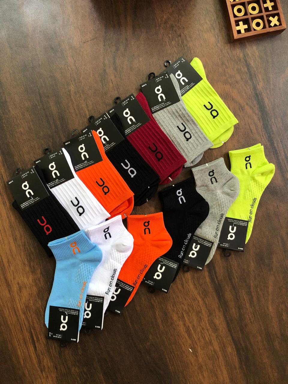 On Running Logo Socks  - Ankle length Pck of 3