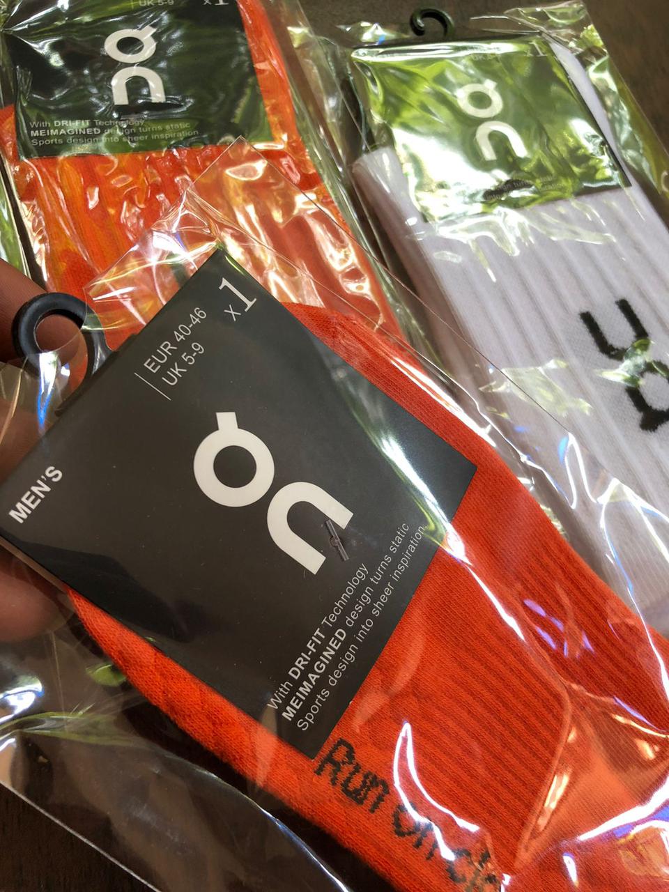 On Running Logo Socks  - Ankle length Pck of 3