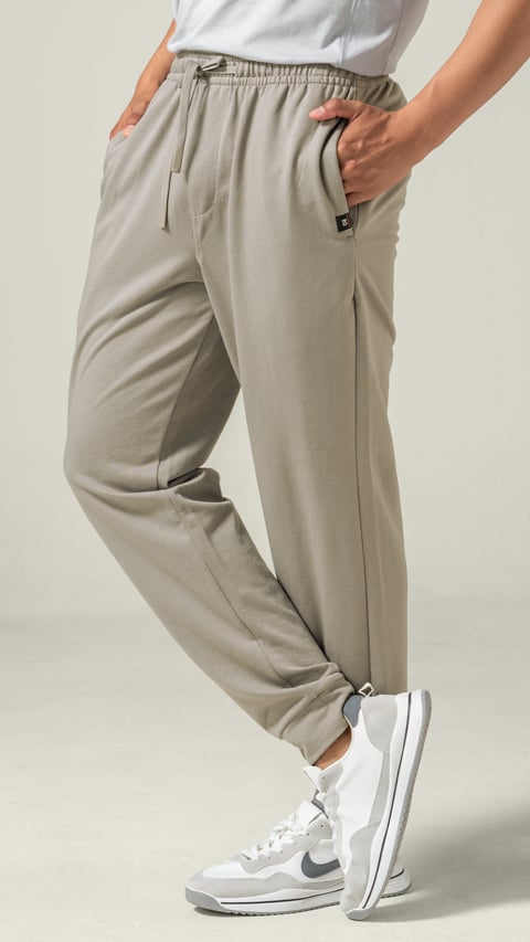 Damensch Lounge Jogger  Castle Beige Tracks