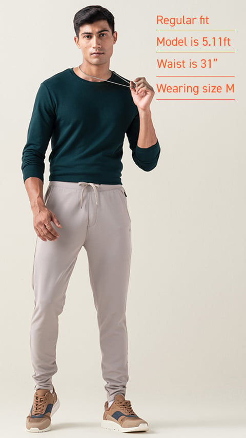 Damensch Statement Textured Jogger Cookie Beige